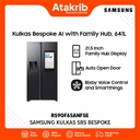 SAMSUNG KULKAS SBS BESPOKE RS90F65ANFSE 