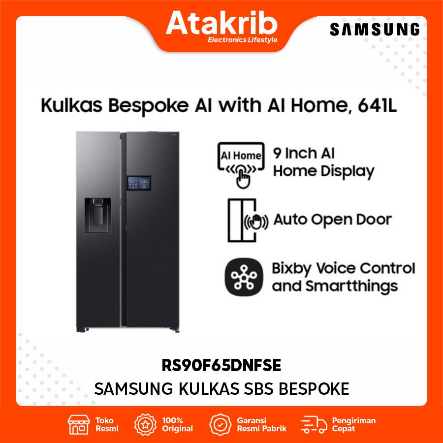 SAMSUNG KULKAS SBS BESPOKE RS90F65DNFSE 