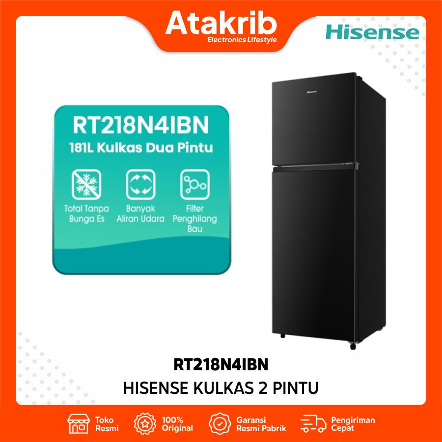 HISENSE KULKAS 2 PINTU SMALL RT218N4IBN 