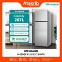 HISENSE KULKAS 2 PINTU SMALL RT318N4IGN 