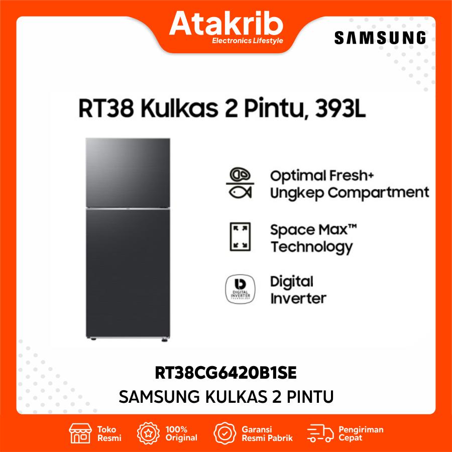 SAMSUNG KULKAS 2 PINTU BIG RT38CG6420B1SE 