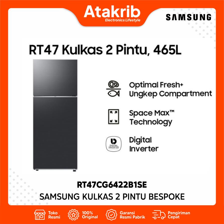 SAMSUNG KULKAS 2 PINTU BESPOKE RT47CG6422B1SE 