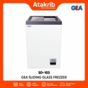 GEA SLIDING GLASS FREZZER SD-103 