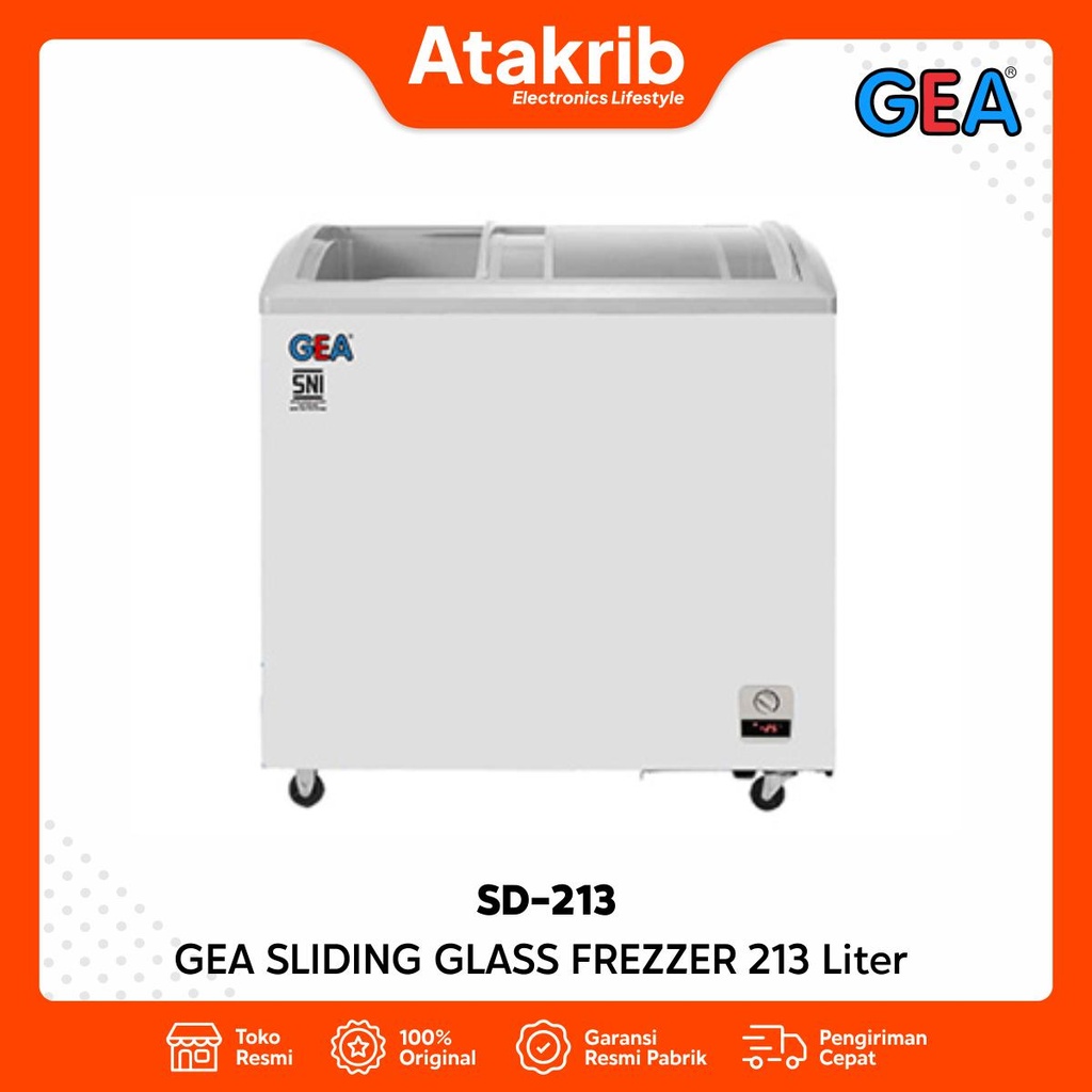 GEA SLIDING GLASS FREZZER SD-213 