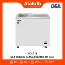 GEA SLIDING GLASS FREZZER SD-213 