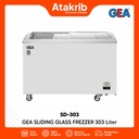 GEA SLIDING GLASS FREZZER SD-303 