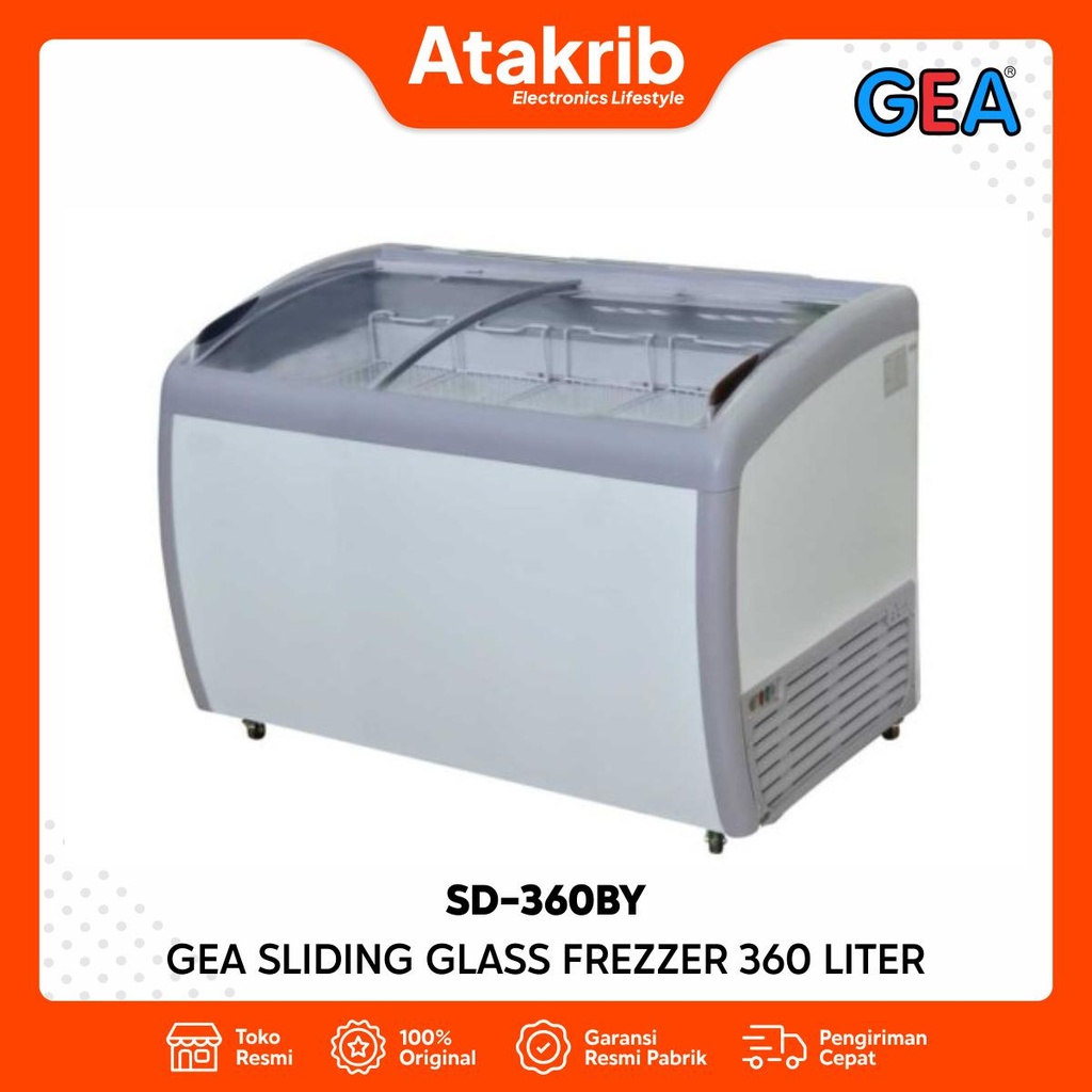 GEA SLIDING GLASS FREZZER SD-360BY 