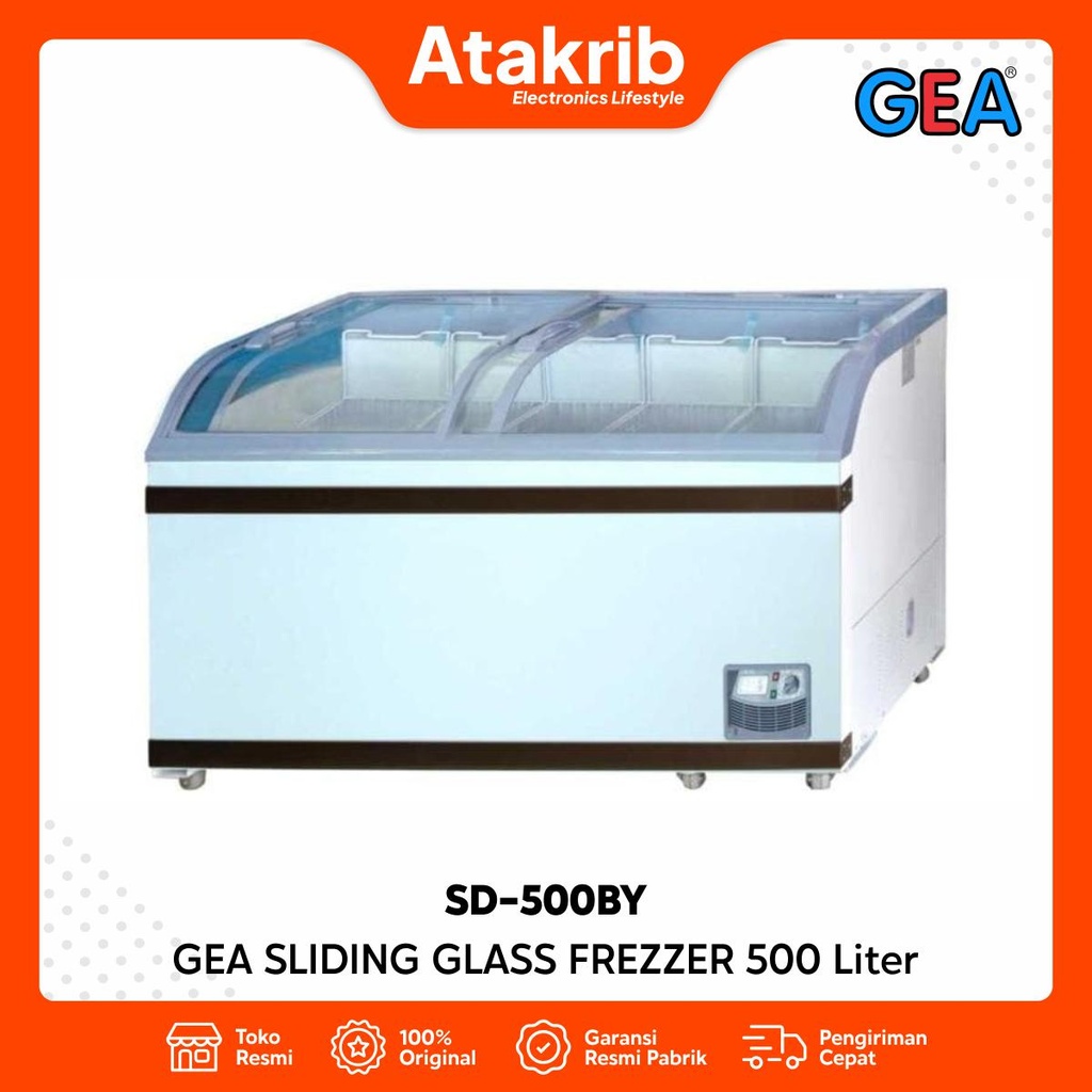 GEA SLIDING GLASS FREZZER SD-500BY 