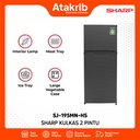 SHARP KULKAS 2 PINTU SMALL SJ-195MN-HS 