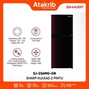 SHARP KULKAS 2 PINTU SMALL SJ-236MG-GR 