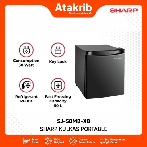 SHARP KULKAS PORTABLE SJ-50MB-XB 