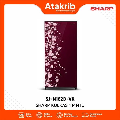 SHARP KULKAS 1 PINTU SJ-N182D-VR 
