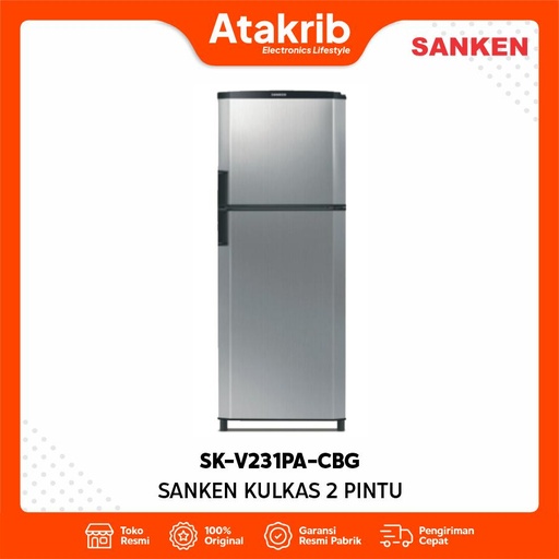 SANKEN KULKAS 2 PINTU SMALL SK-V231PA-CBG 