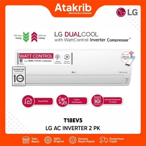 LG AC INVERTER 2 PK TN18EV5 