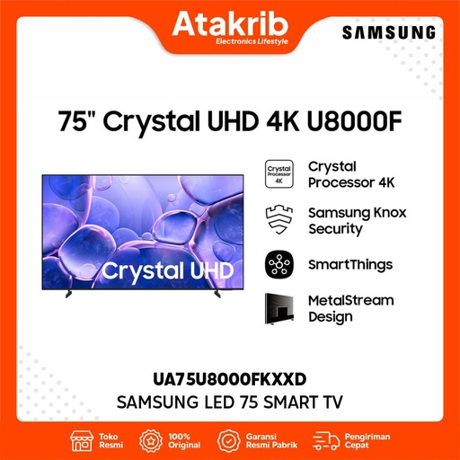 SAMSUNG LED 75 UA75U8000FKXXD 