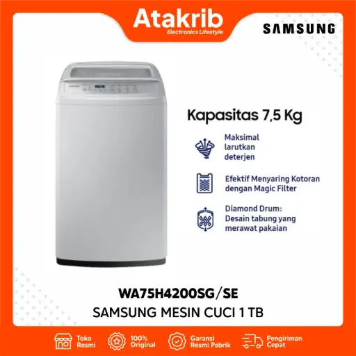 SAMSUNG FULL AUTO 1 TB WA75H4200SG/SE 