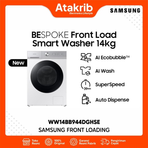 SAMSUNG FRONT LOADING WW14BB944DGHSE 
