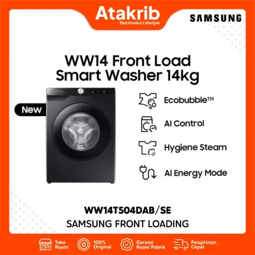 SAMSUNG FRONT LOADING WW14T504DAB/SE 