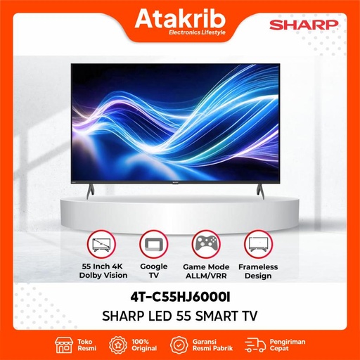 SHARP LED 55 4T-C55HJ6000I 