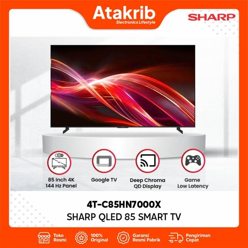 SHARP QLED 85 4T-C85HN7000X 