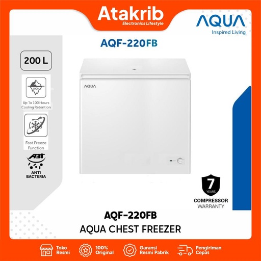 AQUA CHEST FREEZER AQF-220FB 