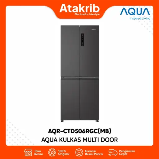 AQUA KULKAS MULTI DOOR AQR-CTD506RGC(MB) 