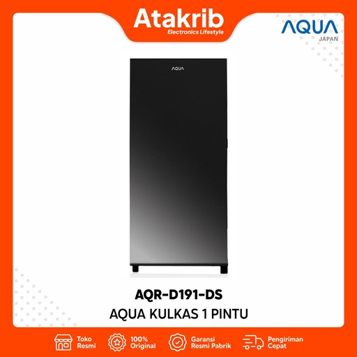 AQUA KULKAS 1 PINTU AQR-D191-DS 