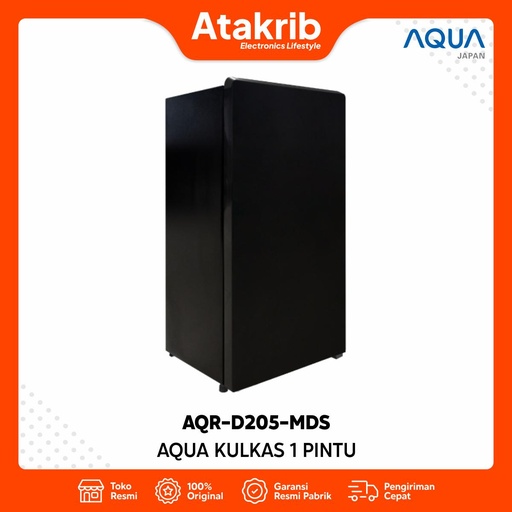 AQUA KULKAS 1 PINTU AQR-D205-MDS 
