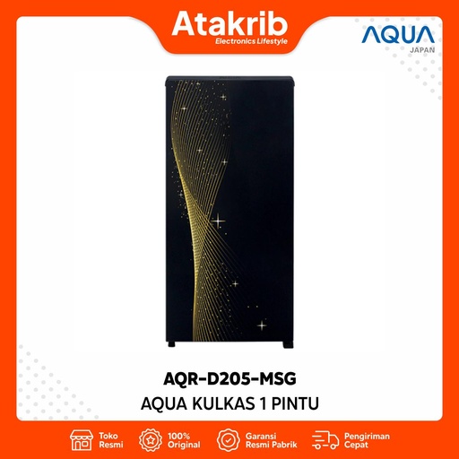 AQUA KULKAS 1 PINTU AQR-D205-MSG 