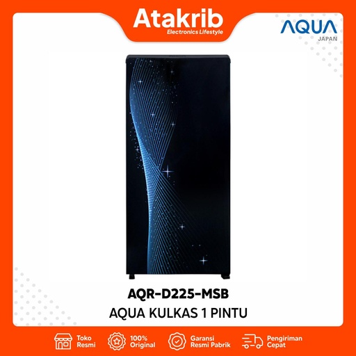 AQUA KULKAS 1 PINTU AQR-D225-MSB 