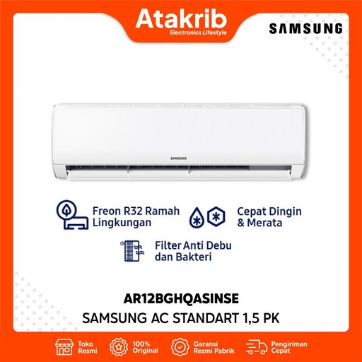 SAMSUNG AC STANDART 1,5 PK AR12BGHQASINSE 