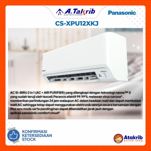 PANASONIC AC INVERTER 1,5 PK CS-XPU12XKJ 