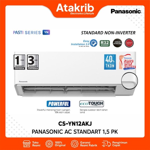 PANASONIC AC STANDART 1,5 PK CS-YN12AKJ 