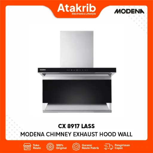 MODENA CHIMNEY EXHAUST HOOD WALL CX 8917 LASS 