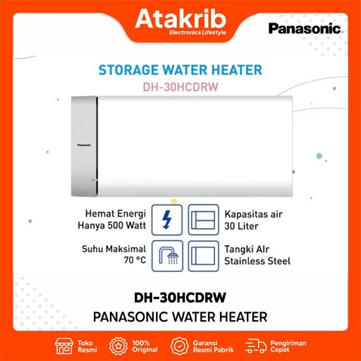 PANASONIC WATER HEATER DH-30HCDRW 