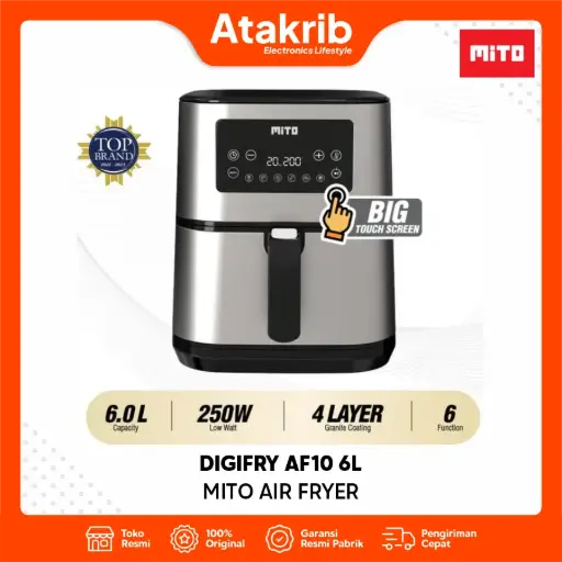 MITO AIR FRYER DIGIFRY AF10 6L 