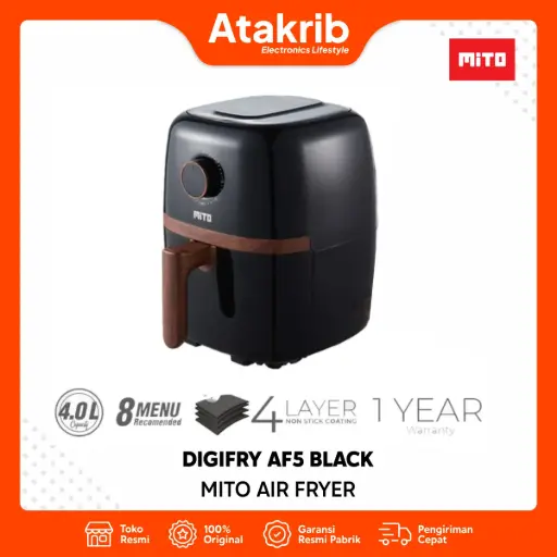 MITO AIR FRYER DIGIFRY AF5 BLACK 