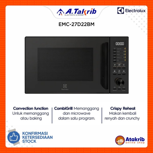 ELECTROLUX MICROWAVE OVEN EMC-27D22BM 