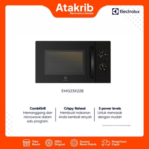 ELECTROLUX MICROWAVE OVEN EMG-23K22B 