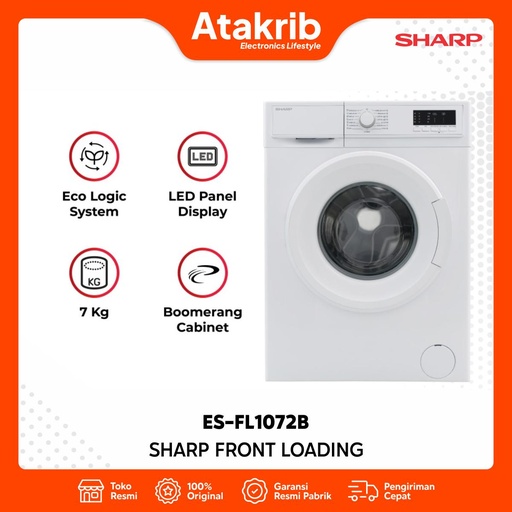 SHARP FRONT LOADING ES-FL1072B 