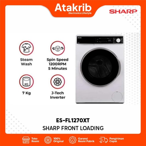 SHARP FRONT LOADING ES-FL1270XT 