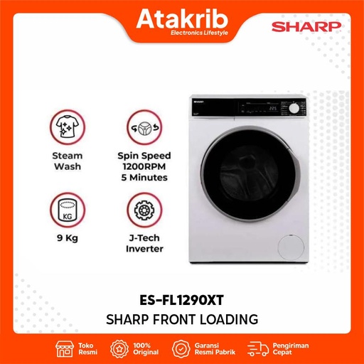 SHARP FRONT LOADING ES-FL1290XT 