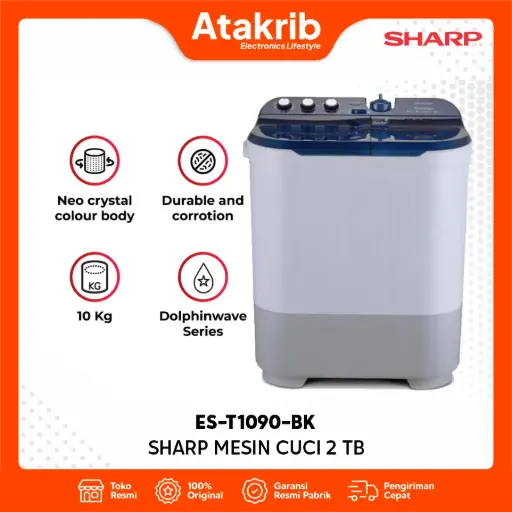 SHARP SEMI AUTO 2 TB ES-T1090-BK 