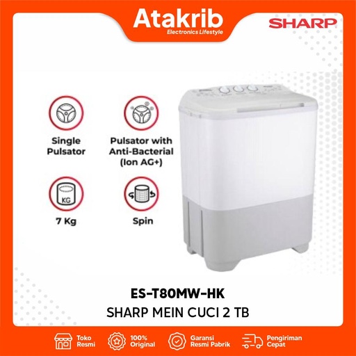 SHARP SEMI AUTO 2 TB ES-T80MW-HK 
