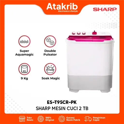 SHARP SEMI AUTO 2 TB ES-T95CR-PK 
