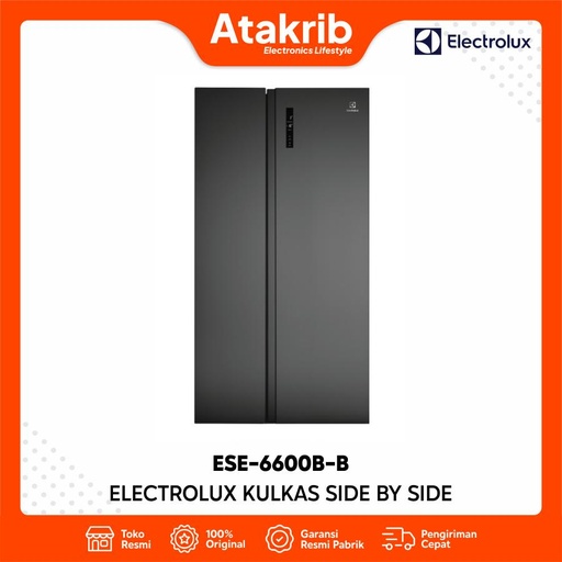 ELECTROLUX KULKAS SIDE BY SIDE ESE-6600B-B 
