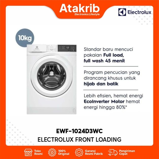 ELECTROLUX FRONT LOADING EWF-1024D3WC 