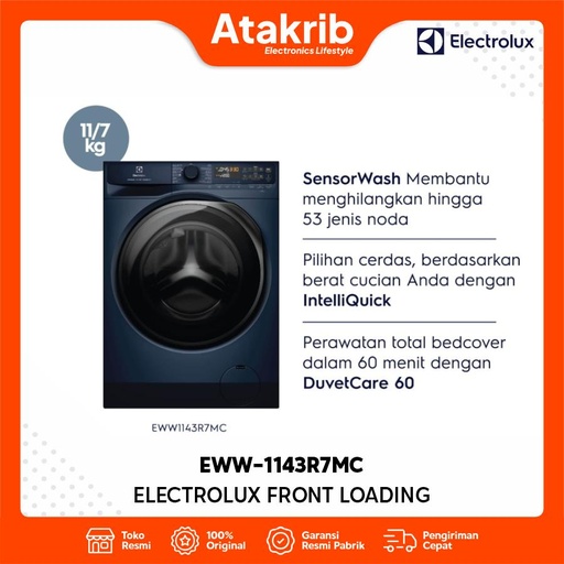 ELECTROLUX FRONT LOADING EWW-1143R7MC 