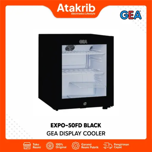 GEA DISPLAY COOLER EXPO-50FD BLACK 