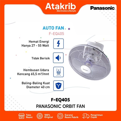 PANASONIC ORBIT FAN F-EQ405 